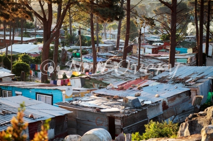Informal Settlement on the Cape Peninsula, Cape Town, South Africa